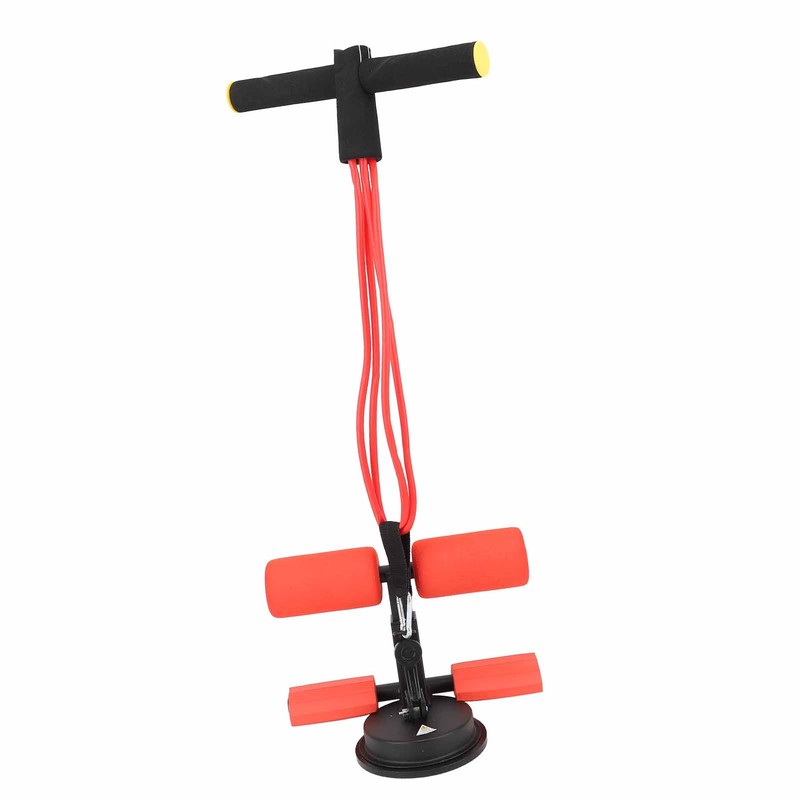 Sit Up Assistant Device Red Powerful Suction Cup Iron Foam