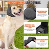 SlowTon Quiet Ears Dog Hoodie - 2 Pcs Ear Wrap