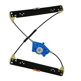 TRQ Rear Right Power Window Regulator Passenger Side Compatible with 2004-2010 Volkswagen Touareg
