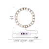 GEZICHTA LED Grow Lights, USB Angel Ring Lamp for Succulents,