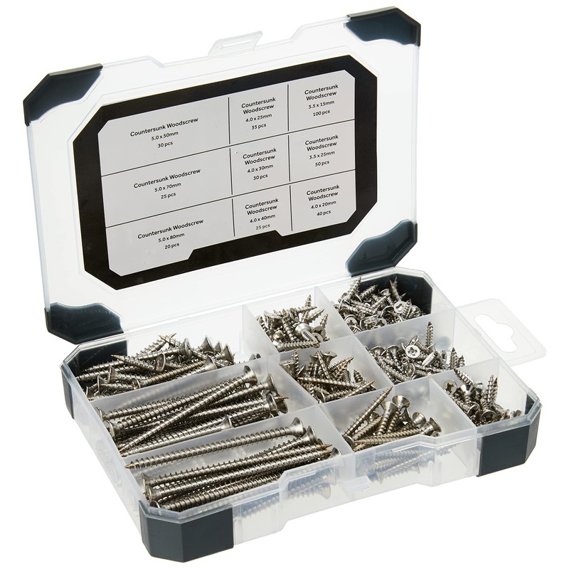 TIMCO A2 Stainless Steel Screws - Mixed Tray – 340