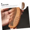 Mikinona Chinese Style Wooden Comb Fine Tooth Hair Styling for
