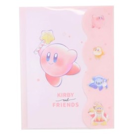 Kamiojapan Kirby [Pocket File] Die Cut Cover 2P File/Kirby & Friends