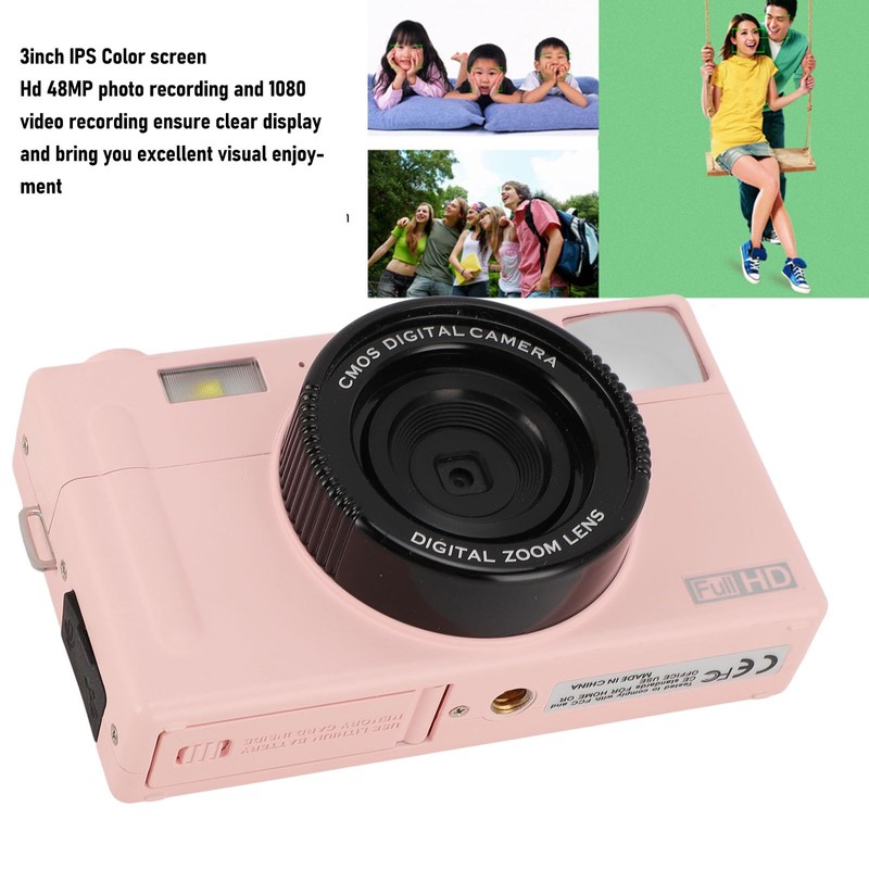 48MP Digital Camera for Photography, 1080P HD Autofocus Vlogging Camera