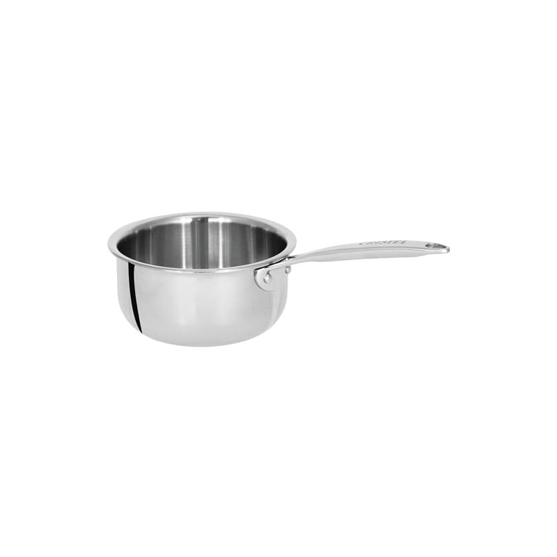 Cristel Castel'Pro Mini Stainless Steel Saucepan, 3-Ply Construction, Safe for