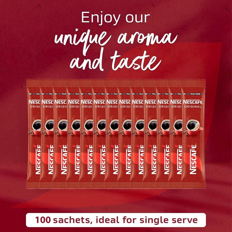 Nescafe Original Individual One Cup Instant Coffee Sachets x 100