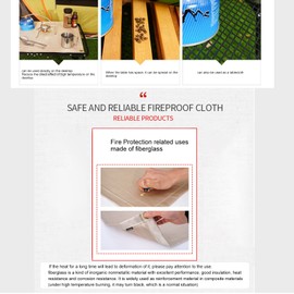 TOPINCN Fireproof Mat, Fibreglass Fire Protection Mat, High Temperature Resistant Grill Pads for Outdoor Fire Pit, Barbecue, Camping, Picnic (100 x 80 cm/39.37 x 31.50 inches)