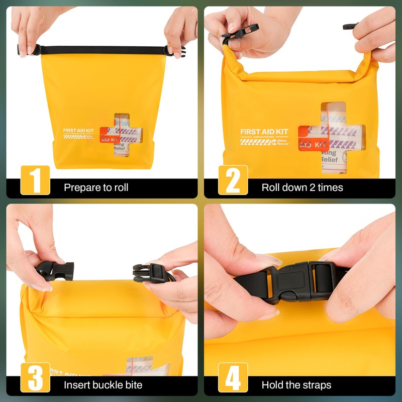 RHINO RESCUE Waterproof Boat First Aid Kit, Lightweight Boat Accessories