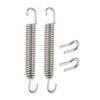 A ABSOPRO Set of 2 Exhaust Pipe Spring for Motorcycles