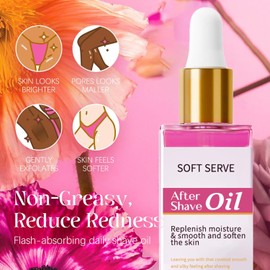 SEWOG Aceite Para Después Del Afeitado Con Fresa Y Vainilla. Calmante E Hidratante. Previene El Vello Encarnado Y La Irritación Por La Cuchilla. Extractos Naturales. Rápida Absorción. No Irrita La Pie