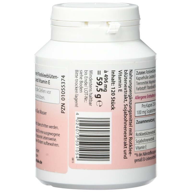 Avitale Soy Isoflavon Capsules 60 mg + E, 120 Pieces,