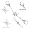 WEBEEDY 8 Pairs Shoelace Charms Barbed Wire Shoelace Buckle DIY