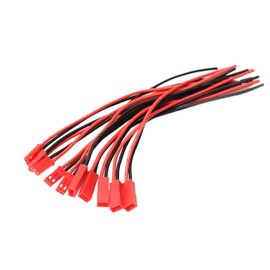 20 AWG Silicone Plug Connector for JST, SIM&NAT 2 Pin Battery Connector for JST RCY Plug Female Male Connectors Wire for RC Toys Battery, 5 Pairs