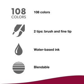 Tombow Dual Brush Blue Violet 569 Jet Blue