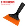 Small Squeegee, Window Tint Rubber Water Blade, Shower Scraper with