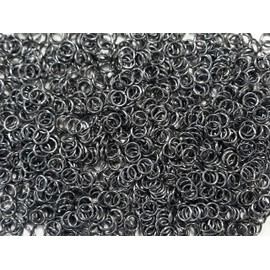 Chainmail Joe 1/2 Pound Stormy Gray Anodized Aluminum Jump Rings 16G 5/16" ID (1500 Rings)