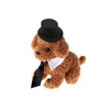 2pcs Pet Gentleman Hats Set, Top Hat and Adjustable Formal