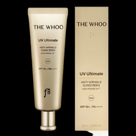 Gongjinhyang The Who UV Ultimate Anti-Wrinkle Sun 50ml Hypoallergenic Sun Cream / 더후 유브이 얼티밋 안티 링클 선 50ml 저자극 선크림