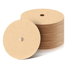 300Pcs Percolator Coffee Filters, 3.5in Disc Coffee Filters, Natural Unbleached Filter Coffee, Disposable Coffee Filters for Percolator Coffee Pot and Flat Bottom Basket