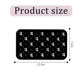 Zpana Car Center Console Cover, Waterproof Leather Bow Ribbon Vehicle Arm Rest Pad, Comfortable Automotive Interior Seat Box Armrest Protection Cushion Accessories, Universal Fit (Silver)