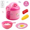 Vokodo Kids Rice Cooker Compact Size Kitchen Playset With Food