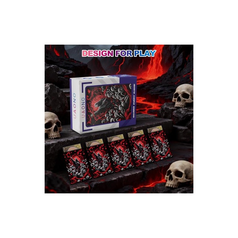 UAONO MTG Card Sleeves - Death 100 Count Standard Size