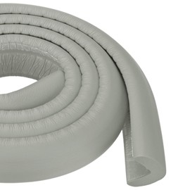 M METERXITY 2-Pack Corner Guards Edge Protectors, 6.5 Ft/2m Soft NBR Rubber Foam Bumper Guard L-Shape for Furniture Corner/Fireplace/Table Edge [Gray]
