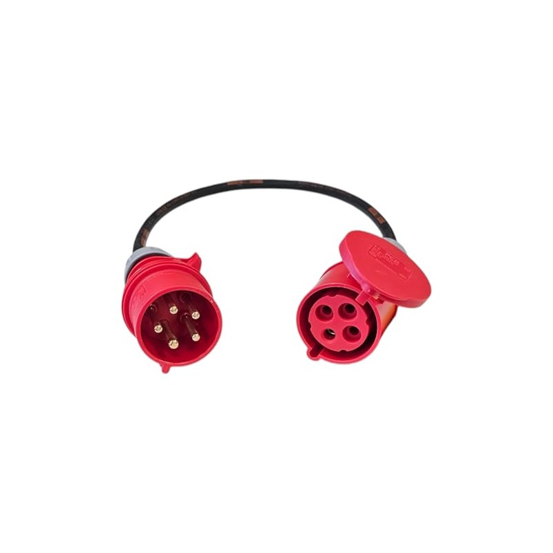 5-Pin to 4-Pin 3 Phase Converter Cable, UK Made (16