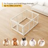 Acrylic Dog PlayPen, Clear Dog Play Pen for Puppy Cat