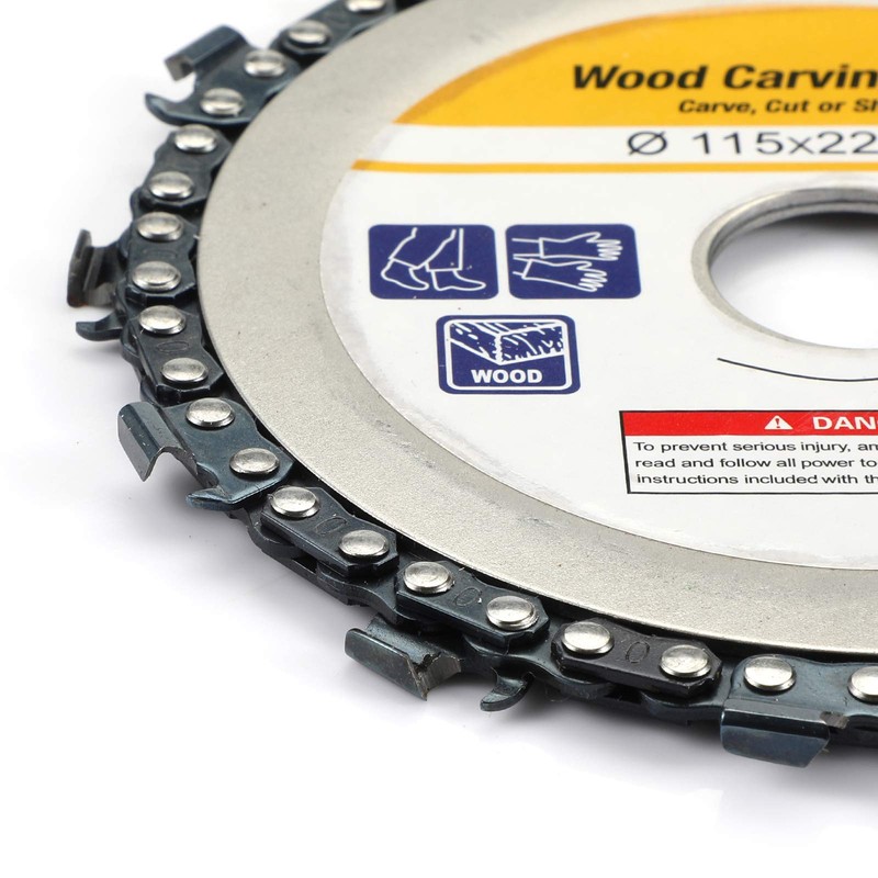 BlueNatHxRPR 4.5"/115mm Chainsaw Grinder Wheel Grinder Wood Carving Disc Wood