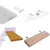 Lsydgn Pack of 4 Wall Shelf Support Length 10.5 cm