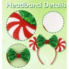 Christmas Mouse Ears Headbands for Women-White