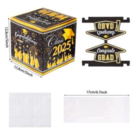 choyaxo Graduation Money Box for Cash Gift Pull Funny Surprise Graduation Gifts for Graduations Party Supplies