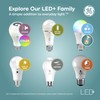 GE LED+ Color Changing LED Light Bulbs with Remote, No