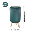 10L Automatic Motion Sensor Trash Can with Lid and Pressure