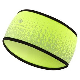 RONHILL Running, Reflect Headband, Fluo Yellow/Reflect, S/M