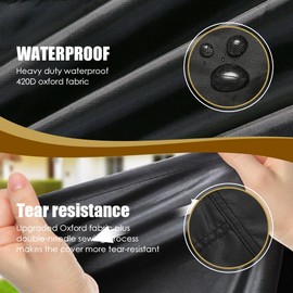 COOSOO Popcorn Cart Cover Waterproof Oxford Fabric Popcorn Maker Cart Cover Dustproof Weatherproof for Outdoor Popcorn Machines Foldable & Easy to Clean