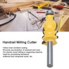 8mm Shank Handrail Milling Cutter Carbon Steel Line Molding Router