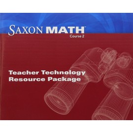 Saxon Math Course 2: Teacher Technology Pack Grade 7