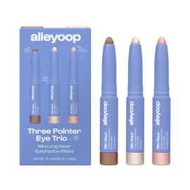 ALLEYOOP 11th Hour Mini Eye Shadow Sticks Set, 4-Piece Makeup Set - Award-Winning 2-in-1 Cream Eyeshadow Stick & Liner - Smudge-Proof and Crease Proof - Easy-To-Apply and Compact for Travel