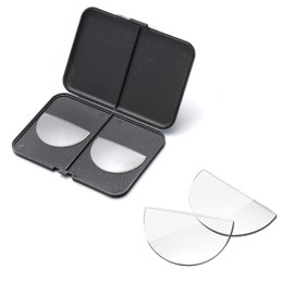 SKYWAY Stick-on Bifocal Lenses 1.50, Reader Stickers Lens, Reading Lenses Stick on Glasses, Clear Magnifying Bifocal Lenses for Glasses,Removable, Reusable, No Water Needed