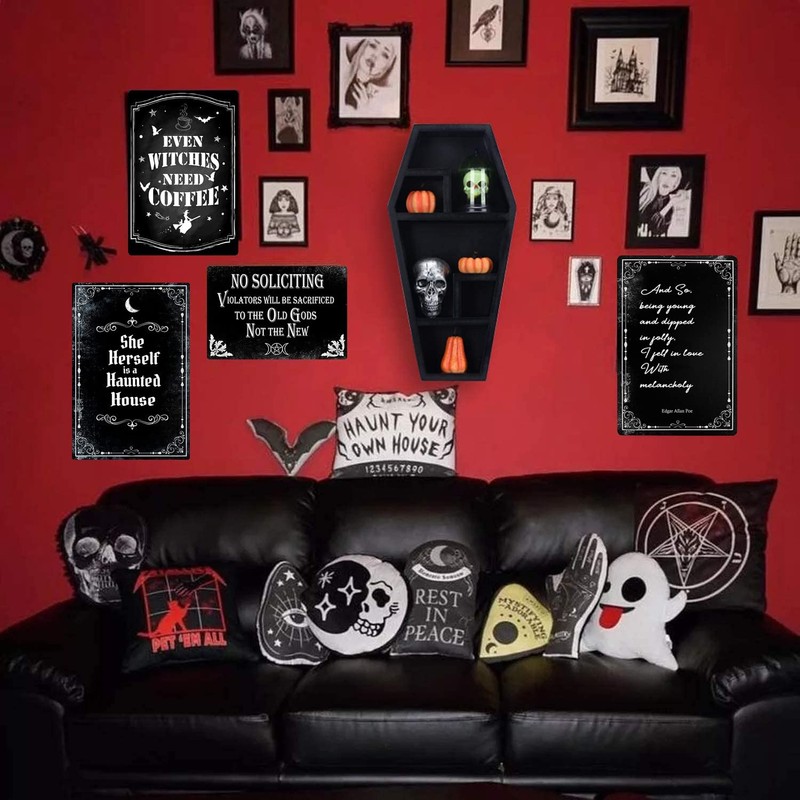 Bestylez No Soliciting Sign Gothic Decor For Kitchen, Home, House,
