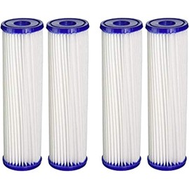 CFS – 4 Pack Water Filter Cartridges Compatible with EQ-PFC.35 Models – Remove Bad Taste & Odor – Whole House Replacement Water Filter System, White
