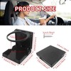 Hevysuo Pack of 2 Adjustable Drinks Holders Foldable Plastic 7.6