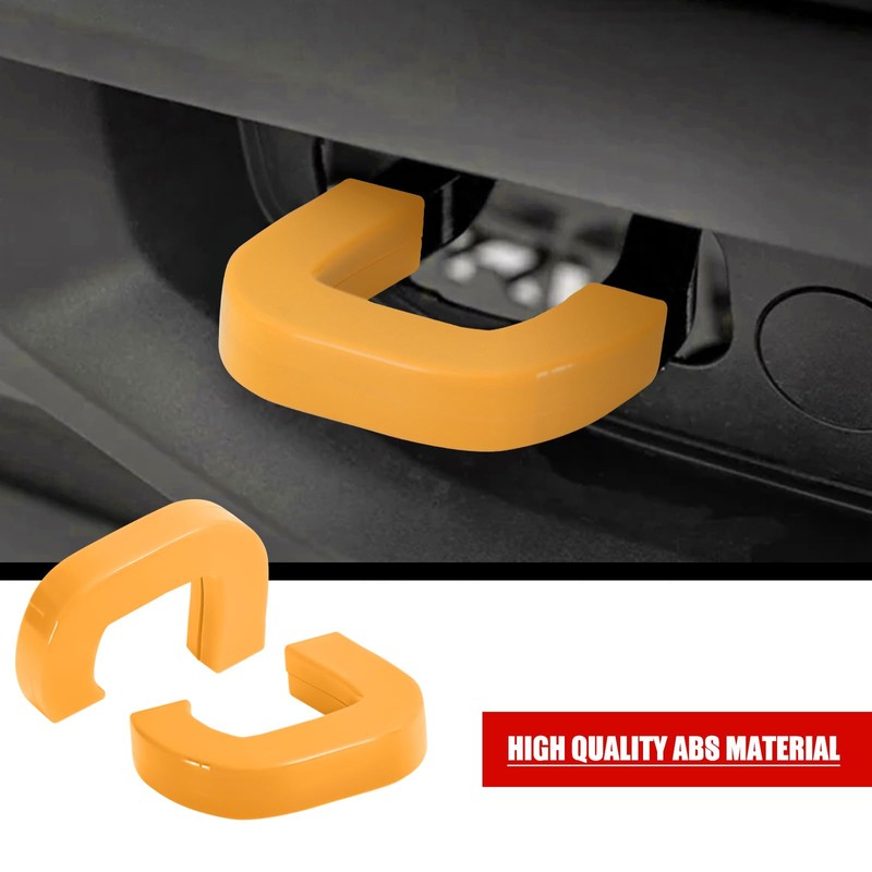 BESTZHEYU Tow Hooks Covers Fit for 2019 2020 2021 2022