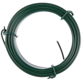 Merriway BH05777 Plastic Coated Garden Wire, 2.0 mm Diameter x 20 Metre (65 Foot), Green