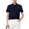 Lacoste Men's Short Sleeve Regular Fit Paris Polo, Navy Blue,