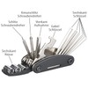 Semptec Urban Survival Technology 2er-Set 16in1-Fahrrad-Multitool-Werkzeug, Reifen-Reparatur-Set, Tasche