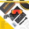KAPVOE Polarised Cycling Glasses Men Women Sunglasses 3 Interchangeable Lenses