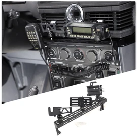 Hudiriy Car Central Control Multi-Function Navigation Bracket Compatible with Ineos Grenadier 2020-2024 Dash Panel Air Vent Track Cell Phone Holder Alloy Accessories (Style F)